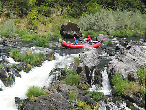 Rogue River between Galice and Agness OR