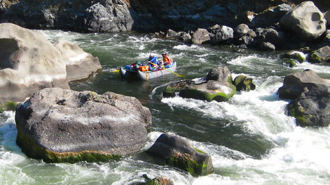 Rogue River between Galice and Agness OR