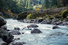 Rogue River between Galice and Agness OR