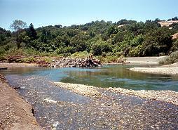 Russian River above Healdsburg CA