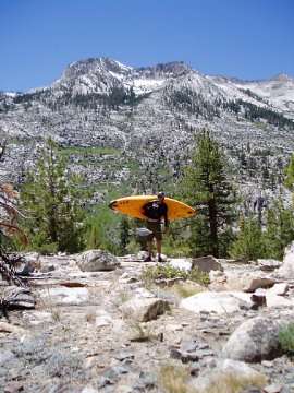 South Fork San Joaquin River near John Muir trail CA