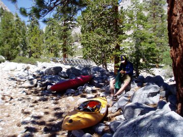 South Fork San Joaqin River near John Muir trail CA