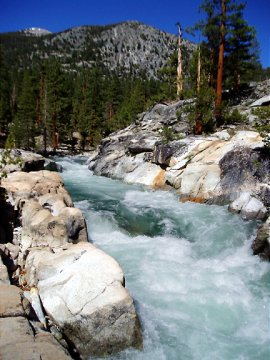 South Fork San Joaqin River near John Muir trail CA