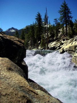 South Fork San Joaqin River near John Muir trail CA