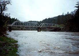 Tomki Creek into Eel River near Hearst CA