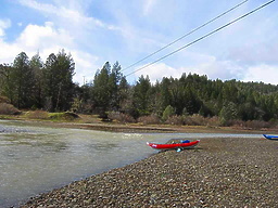 Tomki Creek into Eel River near Hearst CA