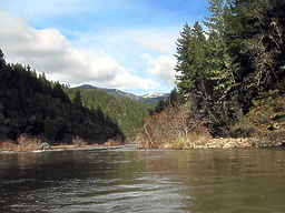 Tomki Creek into Eel River near Hearst CA