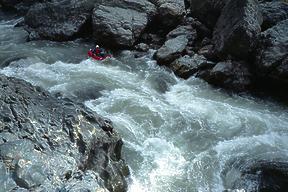 Yuba River below Englebright Dam